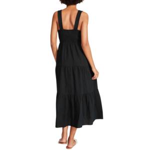 Women's Casual Tank <b>Dress</b> with Zippers Woven Washable Solid Pattern 100% Cotton Lightweight & Flowy for <b>Summer</b> Beach Outings - Product Image 6