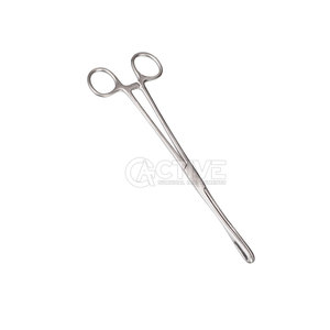 Fórceps de sujeción de esponja de acero inoxidable, instrumentos quirúrgicos y dentales esterilizables, fórceps de sujeción de esponja médica - Product Image 3