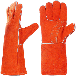Nouveau 2025 prix d'usine en gros sur mesure de haute qualité gants en cuir durables longue soudure haute température porter - Product Image 1