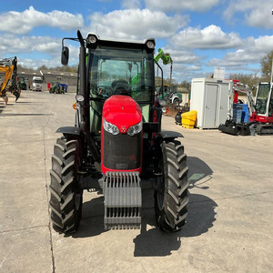 Tractor Agrícola 4x4 con Transmisión por Engranajes, Tractor Utilitario Agrícola con Cabina Roja para Trabajo de Campo - Product Image 1