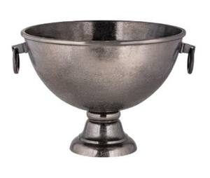 Bol en métal avec base en métal, design unique, forme ronde, bol de service de fruits secs pour la maison, l'hôtel et le restaurant. - Product Image 6