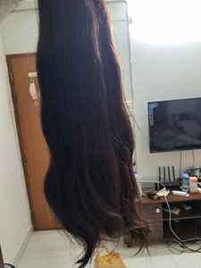 Cheveux brésiliens vierges non traités, tissage de cheveux Remy, cuticule alignée, 100g, double trame à la machine - Product Image 3