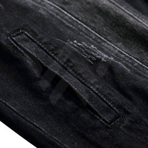 Offre Spéciale veste en jean sur mesure concevez votre propre veste en jean pour hommes veste d'hiver en jean coupe-vent pour hommes - Product Image 5