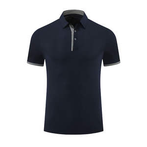 Customizable Men's Summer for Polo Shirt Short Sleeve 100% Cotton Top with <b>Canvas</b> <b>Plain</b> T-Shirts Featuring Logo - Product Image 3