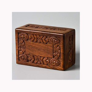 Nouveau prix abordable Urnes en bois en forme de rectangle pour animaux de compagnie Urne funéraire commémorative Cendres et êtres chers en vrac - Product Image 4