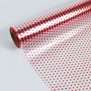 מעטפת חנות פרחים נייר עטיפה גליל גליל מלאכה סל סרט פלסטיק בופ עבור אריזה פרחים מזון פירות - Product Image 1