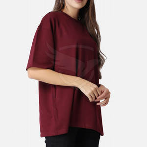 Conception personnalisée T-shirt surdimensionné T-shirt surdimensionné professionnel de bonne qualité Top prix T-shirt surdimensionné à vendre - Product Image 1