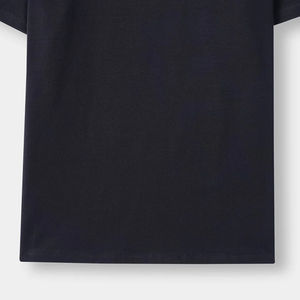 100% เสื้อลำลองผ้าฝ้ายระบายอากาศได้ดี220กรัมเสื้อไหมพิมพ์ลายสีทึบ - Product Image 3