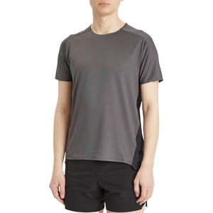 เสื้อออกกำลังกายผู้ชายสีดำ แห้งเร็ว น้ำหนักเบา ยืดหยุ่น ระบายอากาศดี เสื้อซ้อมกีฬา เสื้อผ้ากีฬาแบบกำหนดเอง น้ำหนัก 260 กรัม ลายพิมพ์ - Product Image 3