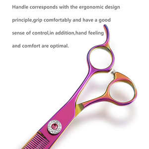 Tijeras de Entresacar Profesionales J2 de Acero Inoxidable Japonés con Punta Afilada para Suministros de Peluquería y Peinado - Product Image 6