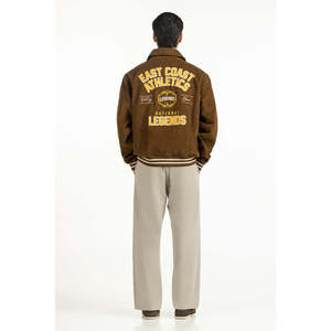 Chaquetas Casuales de Cuero Genuino para Otoño, Reversibles con Corduroy, Impermeables, Bordadas, MN-JKT-WS25-112, Corte Regular - Product Image 5