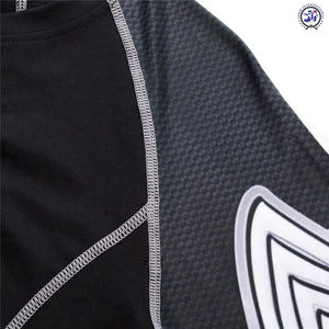 Nouvelle Arrivée de Haute Qualité Logo Personnalisé Casual Rash Guards pour Hommes Top-Graio Gym Fitness Wear - Product Image 5