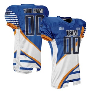 Maillot de football américain respirant pour adultes et jeunes, chemises à carreaux et col en V en maille à manches courtes pour hommes - Product Image 5