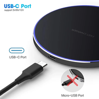 Chargeur sans fil rapide Justlink 20W Type C USB-C pour iPhone Samsung Android Phone