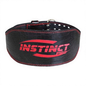 Ceinture de musculation en cuir unisexe OEM en gros, fermeture à boucle, légère, résistante à l'usure, pour la musculation en salle de sport - Product Image 1