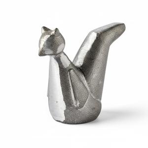 Escultura Moderna de Ardilla de Aluminio, Figura Metálica de Animal, Adorno Decorativo para Mesa de Oficina u Hogar - Product Image 1