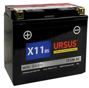 Batteria di Avviamento Moto Ursus X9 Bs 8 Ah Mm. 150x87x105 H - Product Image 1
