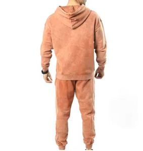 Survêtement en coton délavé à l'acide pour hommes 2025 dernier style de vêtements de rue survêtement délavé à l'acide pour hommes - Product Image 4