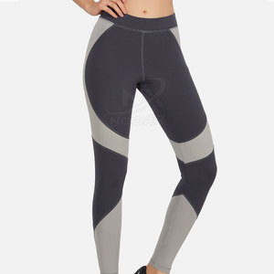 High Quality Women's Mid Waist Yoga <b>Leggings</b> Spandex Polyester Quick Dry Breathable Plus Size Custom Made Solid <b>Pattern</b> - Product Image 1