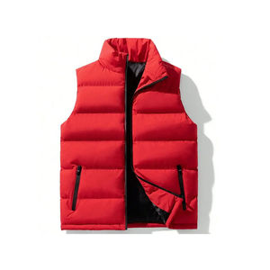 2024 New Design Wholesale Blank Heated Winters Wear <b>Women</b> Puffer <b>Vest</b> Polyester Windproof Sustainable Reversible Puffer <b>Vest</b> - Product Image 1