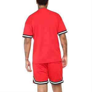 2025 haute qualité mode nouveau Streetwear été à manches courtes T-shirt et ensemble court hommes vêtements de sport survêtements - Product Image 3