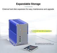 Carte mère PCIe X8 extensible fiable pour cartes graphiques, ordinateurs Edge sans ventilateur pour l'automatisation industrielle