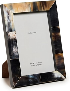Marcos de fotos de cuerno hechos a mano de primera calidad Marcos DE FOTOS decorativos con estilo para el hogar Oficina Regalo Elegante pantalla de mesa - Product Image 6