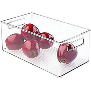 2 X Clear Kitchen Storage <b>Bin</b> with Handle for Refrigerators & Cabinets - Product Image 5