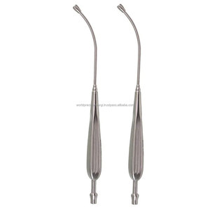 Tubo de Succión ENT de Acero Inoxidable, Aspirador Quirúrgico Manual Reutilizable, Instrumento Médico para Cirugía General, Hospital y Primeros Auxilios - Product Image 3