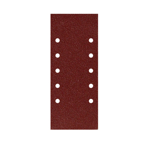 Disco Abrasivo di Ricambio con Velcro 115x280 mm. Con Fori Grana 180 (10 Pezzi) - Product Image 1