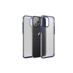 Coque en silicone liquide premium Netzy SAFA Volks Edition bleu marine pour iPhone 13 Pro, coque arrière protectrice pour modèle 7 Plus - Product Image 1