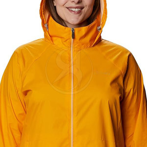 OEM Custom Design Outdoor Knitted Breathable Waterproof Windbreaker <b>Jacket</b> with Custom Logo for Women - Product Image 6