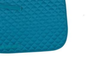 High Quality Durable English Saddle <b>Pad</b> Comfortable Blue Soft <b>Foam</b> <b>Padded</b> Cotton Polyester Maizan International for Horse Riding - Product Image 3