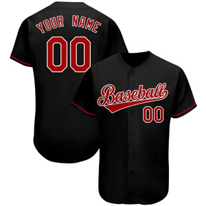 Factory Wholesale Unisex <b>Baseball</b> Jersey Customized Sublimation Printed With Unique Design Logo Plain Style Sportswear Softball - Product Image 2