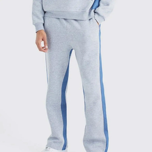 Pantalones Deportivos Personalizados con Estampado Puff para Hombre, Conjuntos Deportivos de Pantalón y Sudadera / Conjuntos Deportivos de Pantalón Apilado de Peso Pesado OEM para Hombre - Product Image 5