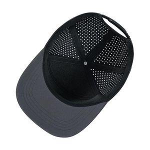 Logo personnalisé conçu incurvé plat Stretch camionneur chapeaux perforé Snapback casquettes personnalisable ajusté Baseball Snapback chapeau - Product Image 6