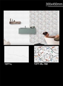 Carreaux numériques d'élévation de briques de pierre gris ivoire de qualité supérieure de 300x450mm anti-dérapant 12x18 mur vitré en céramique pour sols modernes - Product Image 6