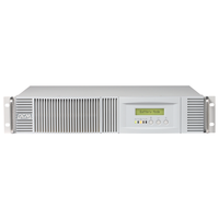 UPS en línea de 4000VA con pantalla LCD, uso industrial de onda sinusoidal pura monofásica, características de bastidores de servidor de plomo ácido, tiempo de respaldo prolongado