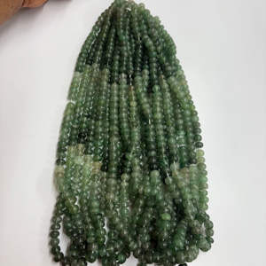 Eminent Jewel Natural Genuine Peridot Rondelle Plain Smooth 5mm Green <b>Color</b> <b>Beads</b> Jewelry Making Sold Per Strand 13 Inches Long - Product Image 1