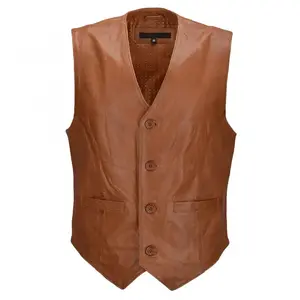 Mode Leren Vest Mannen Slim Fit Jas Gemaakt In Pakistan Mode Leren Vest Voor Mannen Hoge Kwaliteit Goedkope Prijs