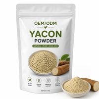 Poudre de racine de Yacon (Smallanthus sonchifolius), extrait végétal naturel, qualité alimentaire, vente en gros, fourniture OEM ODM