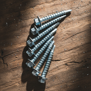 Vis autoforeuses à tête hexagonale avec rondelle, classe 4.8 et 6.8, filetage grossier, acier au carbone zingué, modèle PDC 14 - Product Image 1