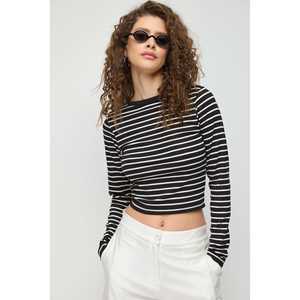 T-shirt rayé à manches longues - Product Image 1