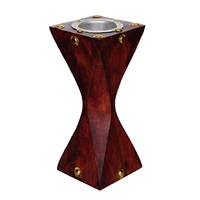 Brûleur d'encens en bois d'agar écologique de luxe pour la maison, design moderne et antique, idéal pour la méditation et le yoga indiens
