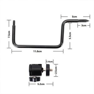 Crochets pour arbres en métal à montage rapide pour l'extérieur Bâtons Équipement Chasse Trail <span class=keywords><strong>Support</strong></span> de caméra Portée Accessoires pour arbres Supports pour arbres - Product Image 4