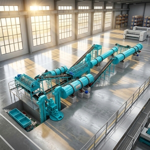 Línea <span class=keywords><strong>de</strong></span> Producción <span class=keywords><strong>de</strong></span> Fertilizantes Orgánicos y Compuestos, Máquina Granuladora NPK, Planta Completa - Product Image 6