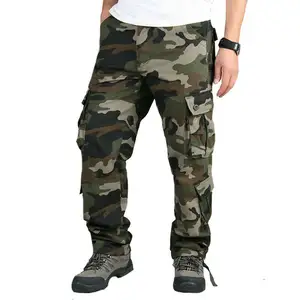 Super Quality Camouflage Print Custom Cargo Trousers Best Workout Cargo Pants Casual Trousers Camo Pant