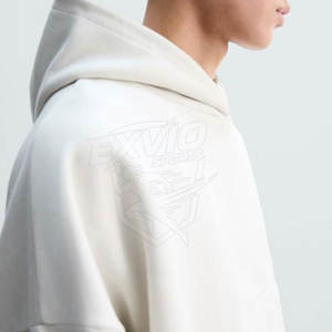 Nouvelle conception, best-seller, sweats à capuche pour hommes, coupe ample, faible MOQ, vente en gros, sweats à capuche basiques pour hommes, coton mélangé, coupe ample, pour la vente en ligne - Product Image 6