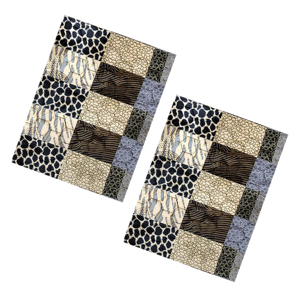 Tapis moderne Shufu en mousse polyester haute densité, anti-allergique, pour la maison et le bureau, avec points en caoutchouc gaufrés antidérapants, doux, durable et confortable - Product Image 1