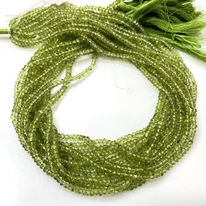 ลูกปัดหินอัญมณีสีเขียวธรรมชาติสำหรับทำเครื่องประดับ - Product Image 5